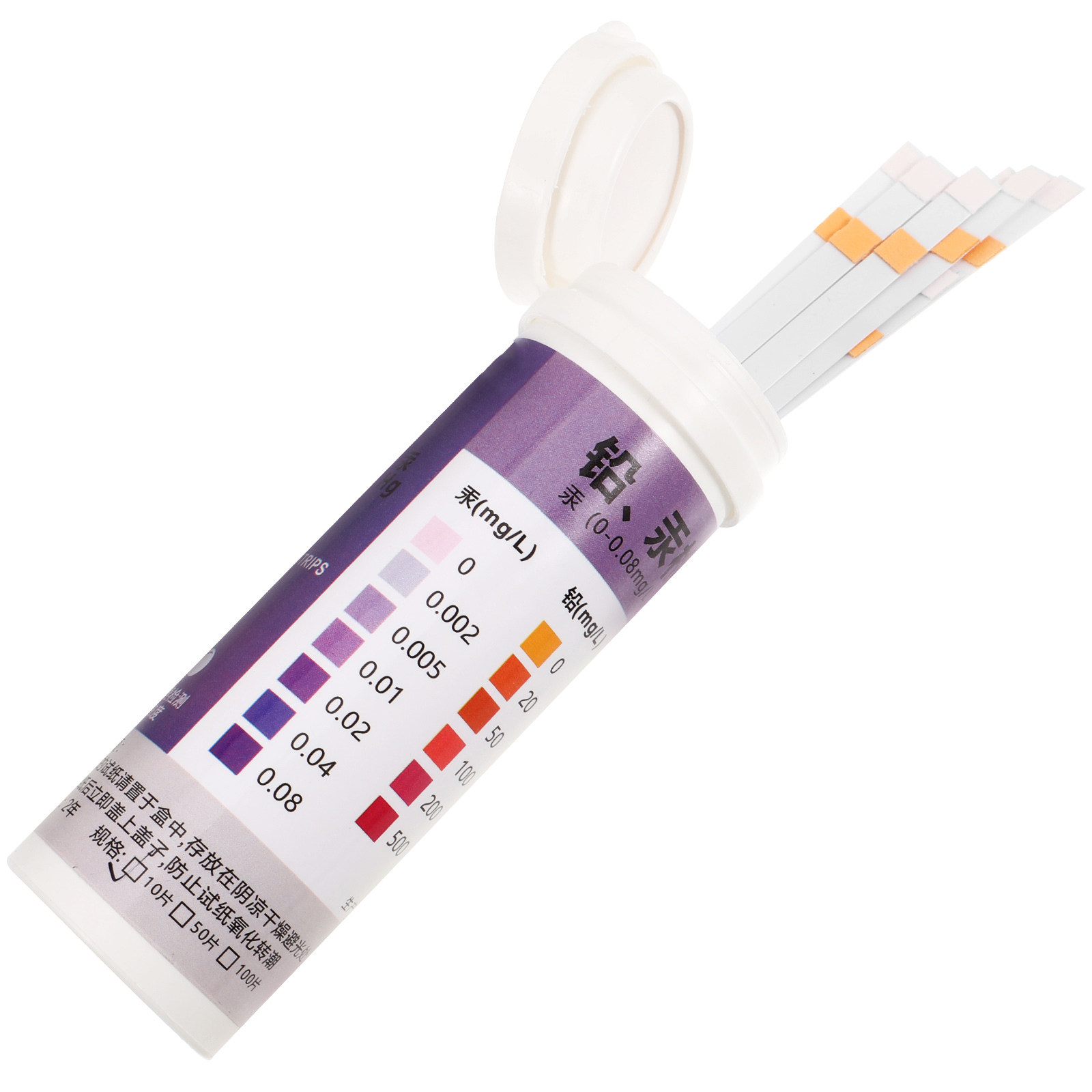 10Pcs Heavy Metal Test Paper L - đánh giá và giá Water Testing Kit